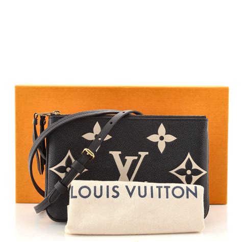 louis vuitton empreinte double zip pochette|louis vuitton monogram pochette bag.